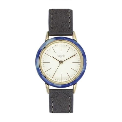 

Follow Fragola Acetate Bezel Watch H04421A-1 DGY Women s Gray