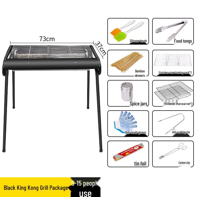 Stainless Steel Outdoor Pull-out BBQ Grill
