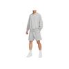 Nike Solo Swoosh Solid Color Crew Neck Casual Loose Long Sleeve Sweatshirt Men sweatshirt Gray DX0812-063