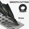 1pcs 4-32mm Spiral Cone Bit Triangle Shank Metal Wood Drilling Reamer High Speed Steel DIY Tool HSS Cobalt Step Drill Bit