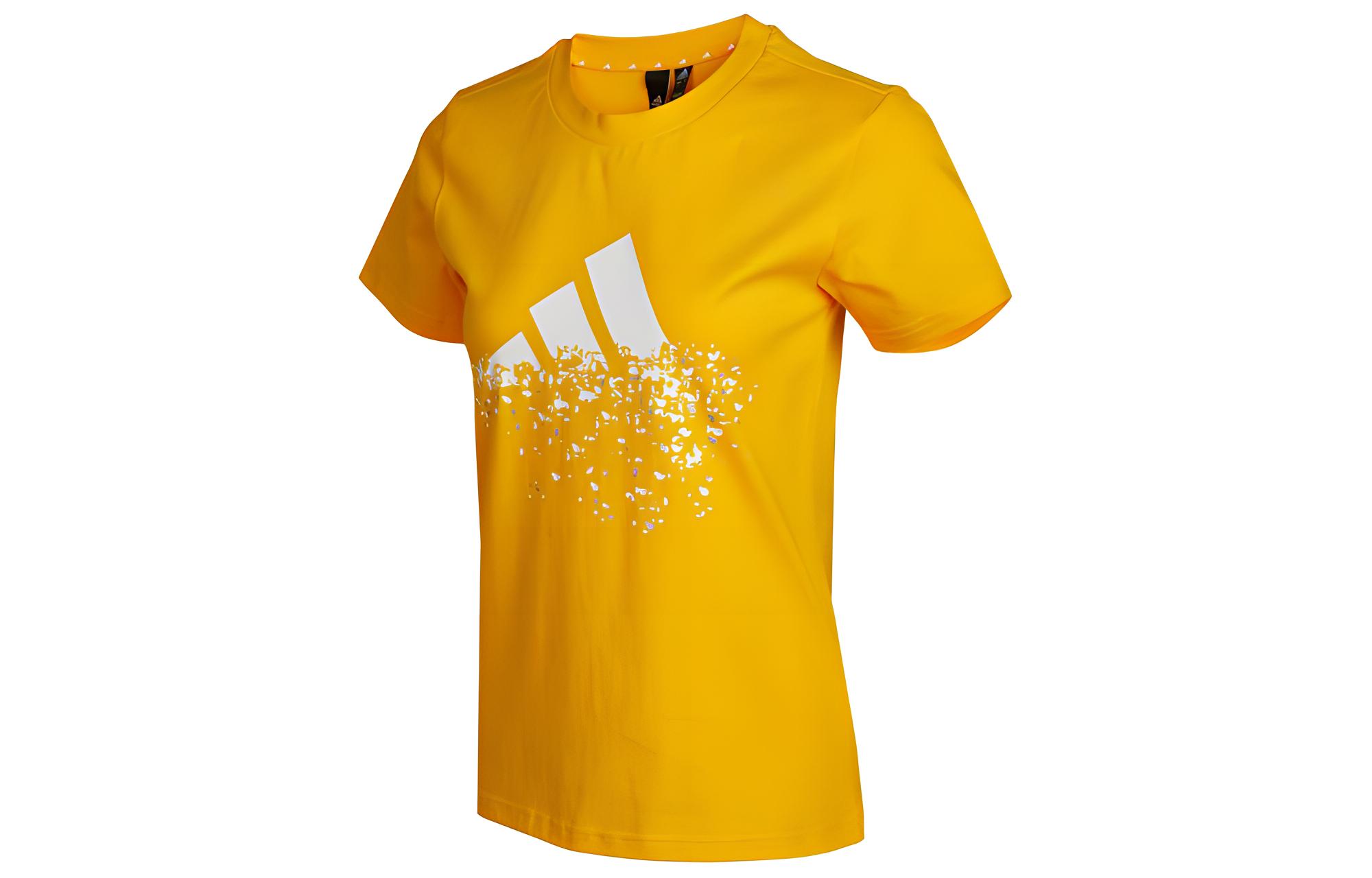 

Adidas Set in Sleeve T Shirt Women s Yellow HB6600 L