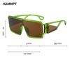 Y2K Decoration Wrapped Shades for Women's Stylish Punk Design Oversize Sunglasses Outdoor Sports Driving Sunglasses