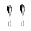 304 Stainless Steel Mini Fork Spoon Children's Small Western Tableware Gift Set Cloth Wheel Mirror Polished Young