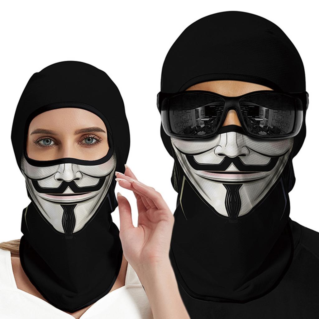 Outdoor Sun Protection Face Mask Neck Gaiter UPF 40 Plus Lightweight Breathable Helmet Liner for Motorcycling Fishing and Sports