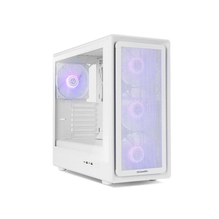 Caja Semitorre NOX Hummer AERO Blanca ARGB ATX/M-ATX/ITX Cristal Templado 4x140mm ARGB PWM/USB-C