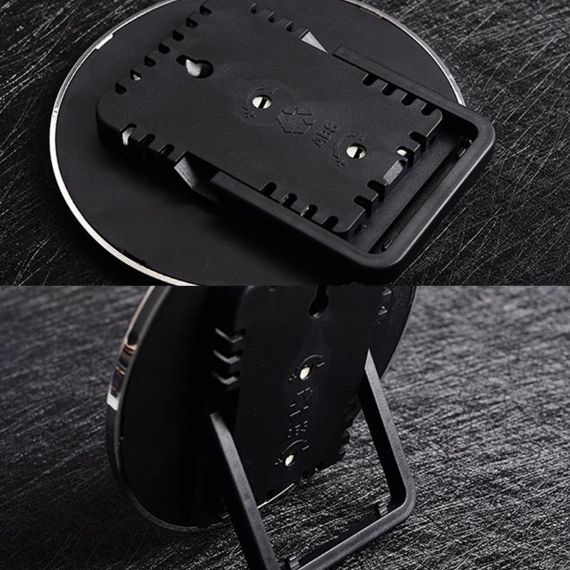 Indoor Outdoor Thermometer Round Large Wall Thermometer-Hygrometer Waterproof Does not Require Battery