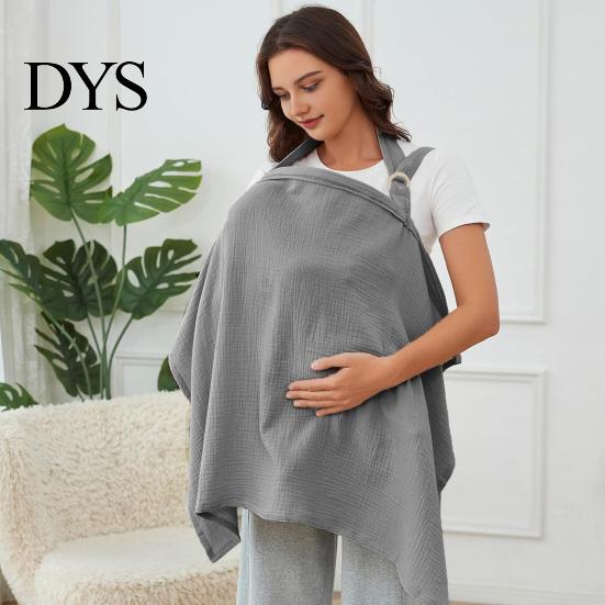 Feeding Cover Breastfeeding Women Nursing Cloak Breathable Fabric Shawl Adjustable Straps 360 Degree Coverage