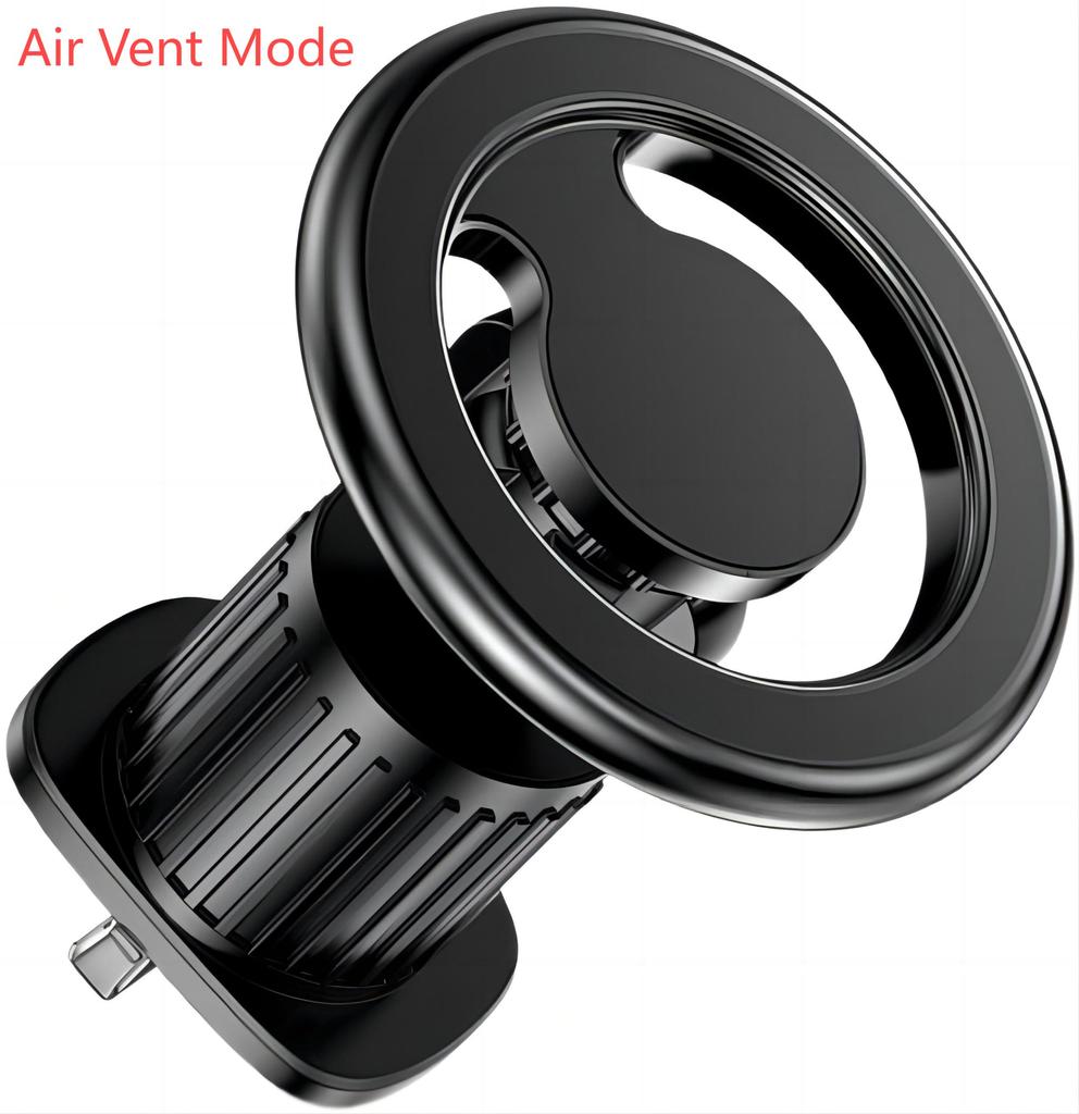 New Magnetic Phone Stand, Rotatable Dashboard Black, Mount Support GPS Mobile Bracket In Car For Macsafe iPhone 15 14 13 12