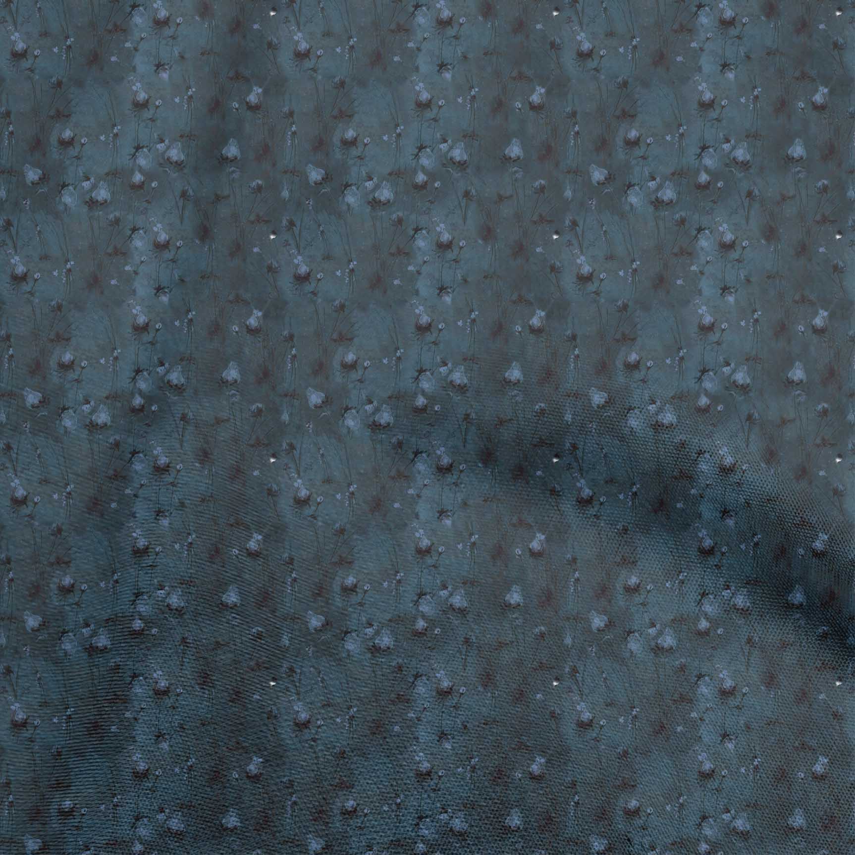 

oneOone Cotton Flex Dark Teal Green Fabric Abstract Floral Craft Projects Decor Fabric Printed By The Yard 40 Inch 42 Inch Wide - Viscose Chiffon чирок синього кольору