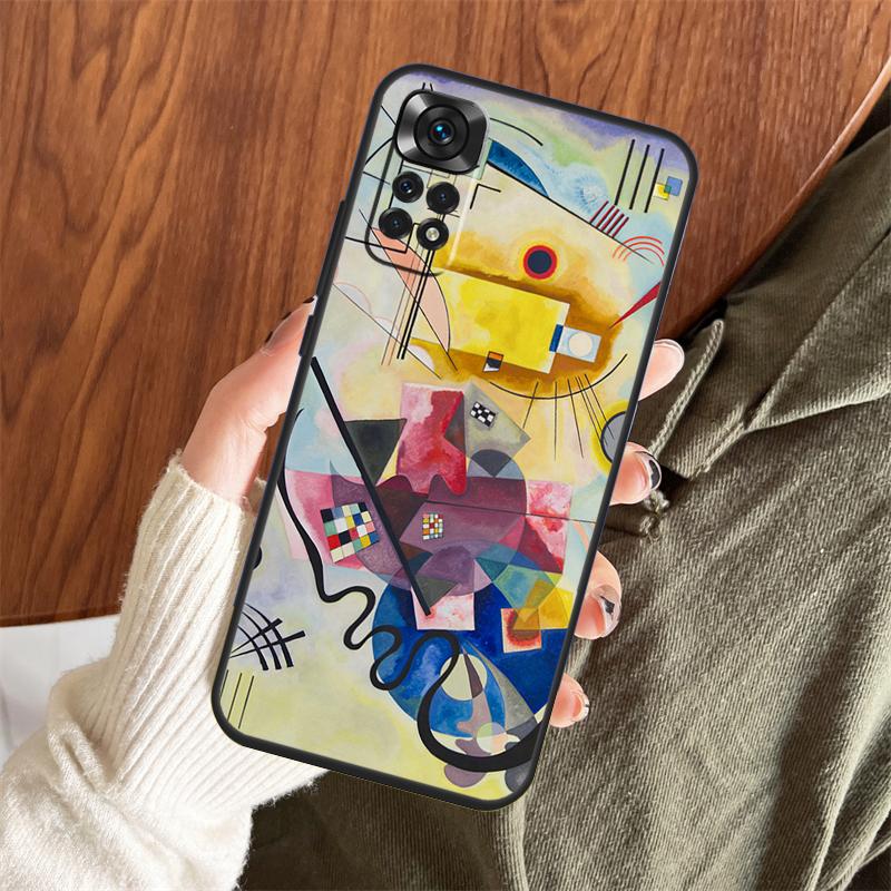 Wassily Kandinsky Abstract Case For Xiaomi Redmi Note 14 Pro 13 12 11 10 15 Pro Plus Redmi 15 C 13 10C 12C 14C 13C Cover