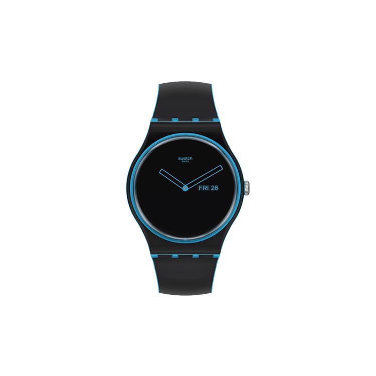 SWATCH Unisex Monthly Drops Series 41mm Black Watch SO29S701 SO29S701 Black