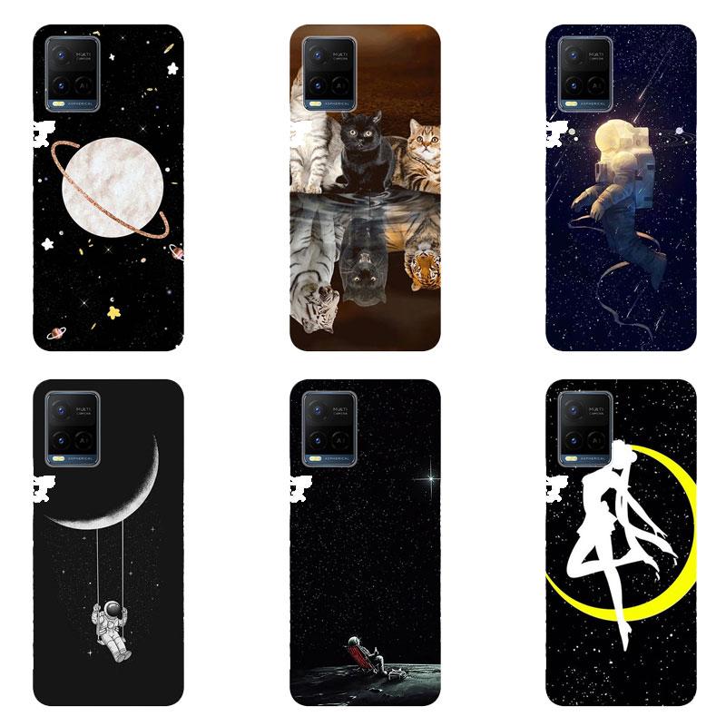 

Для VIVO Y33S Корпус Мягкий силикон для VIVO Y33S Корпус Окрашенный ТПУ Задняя крышка