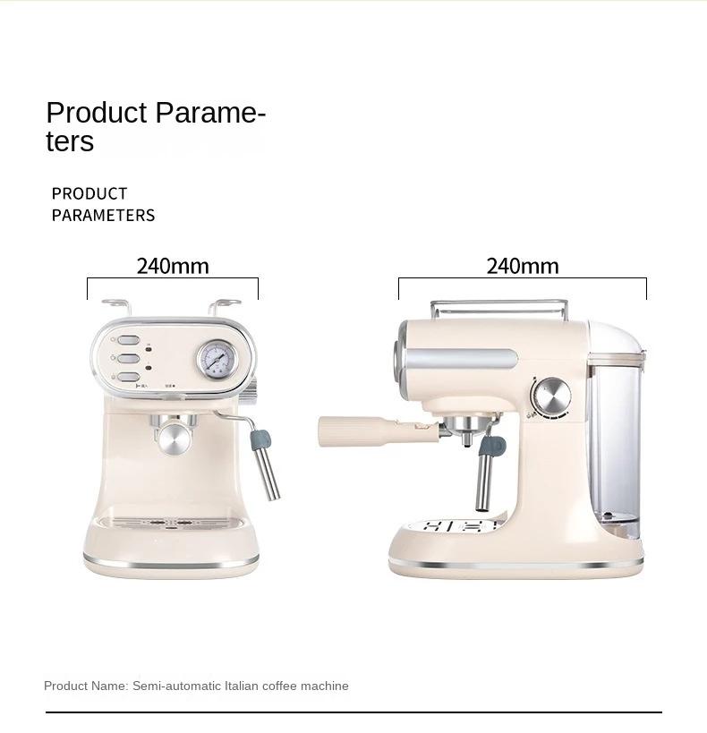 Buy Cappuccino Coffee Machine ZZUOMMK809 Home Office Small Coffee