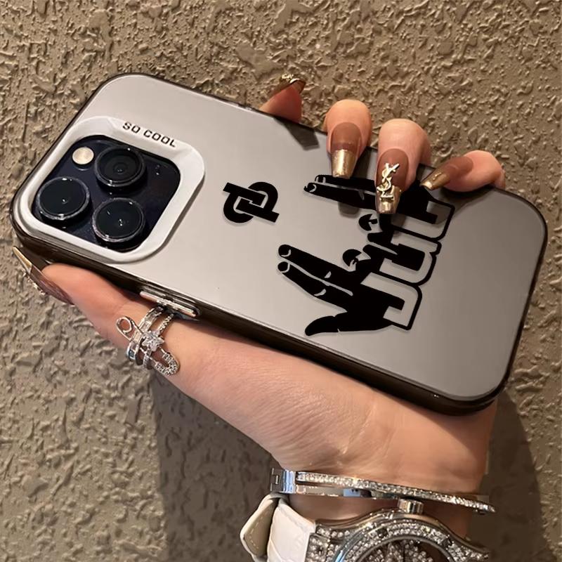 Rapper JuL C'est Pas Des Lol Pouzdro pro iPhone 16 15 14 13 12 11 Pro Max XS X XR 8 7 Plus SE 2020 Nárazuvzdorné Pokovené Matné Pouzdro