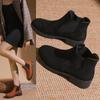 Autumn/Winter New Women's Low Heel Casual Fashion Boots Round Head Square Heel Short Tube Fashion Women's Boots
