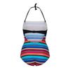 Zoggs Womens/Ladies Mexicali Striped Strapless One Piece Swimsuit