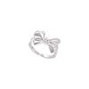 Style Contemporary Korean Bowknot Open Ring Perfect For Women Stylish