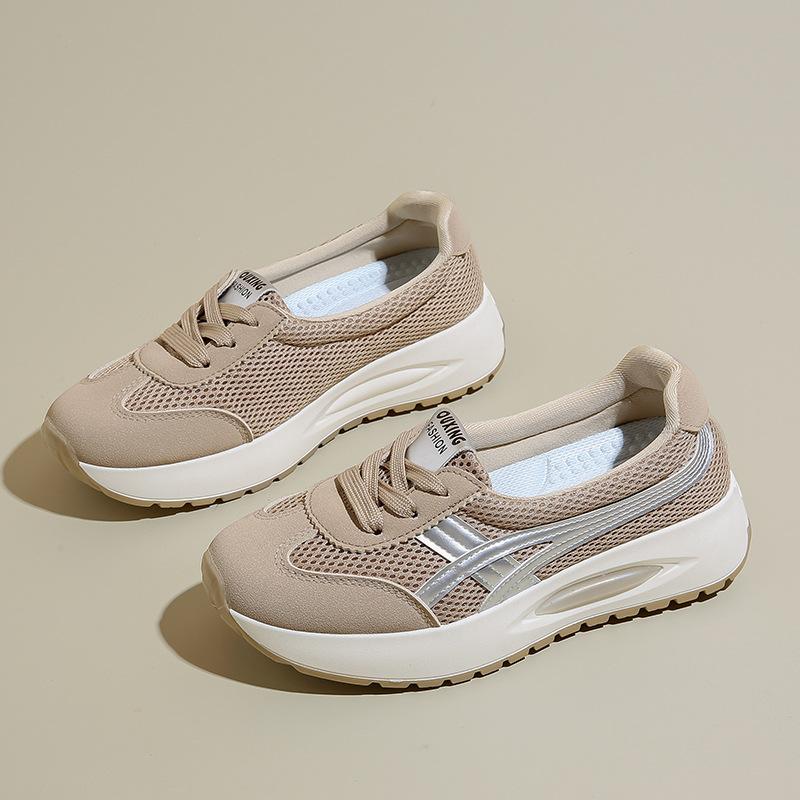 

Мода 2024 года, женские кроссовки, летняя повседневная обувь для активного отдыха, женская спортивная обувь, удобные дышащие женские кроссовки из сетки 40 хаки