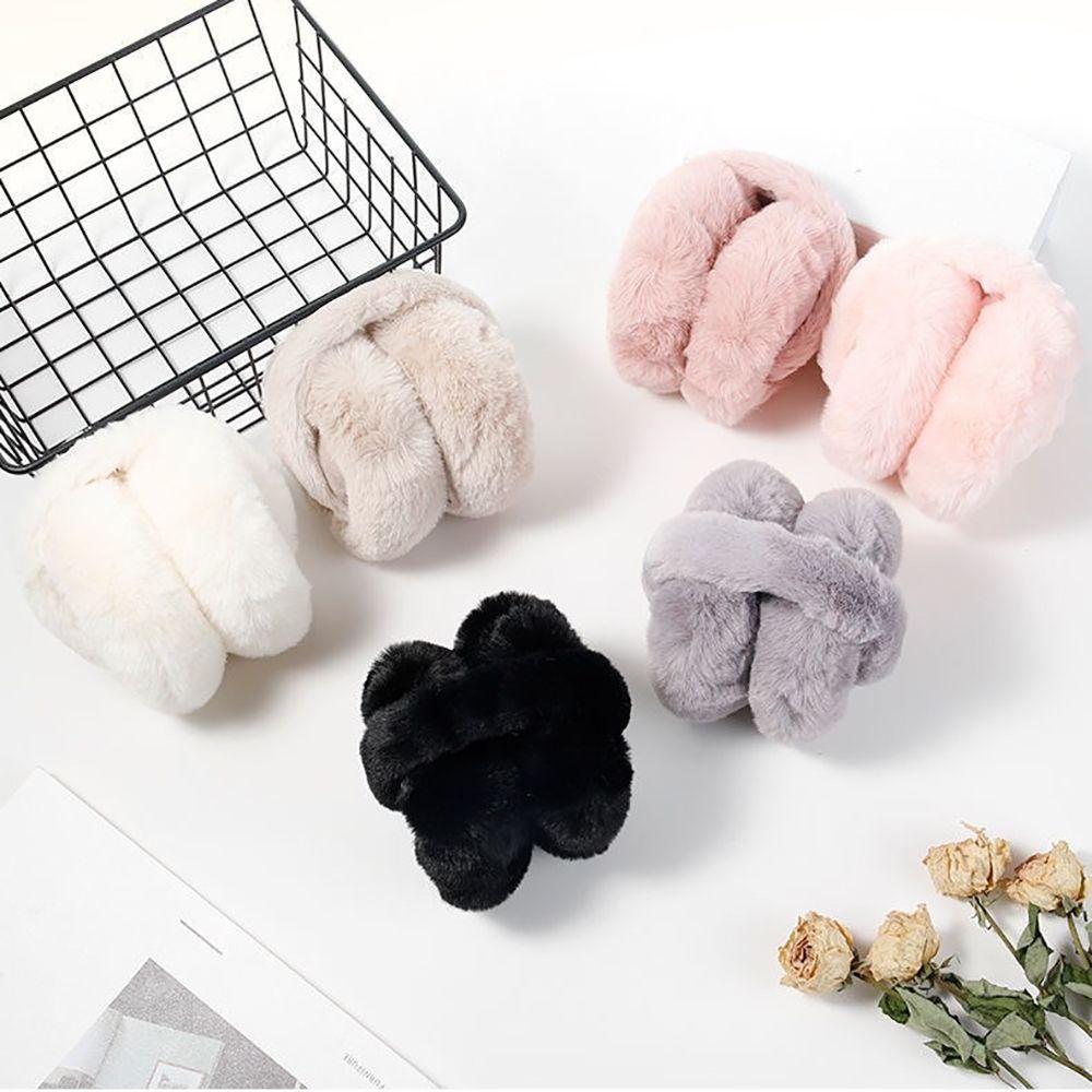 Skiing Female Outdoor Earflap Keep Warmer Adult Earcap Plush Earmuffs Ear Warmers Folding Ear Cover