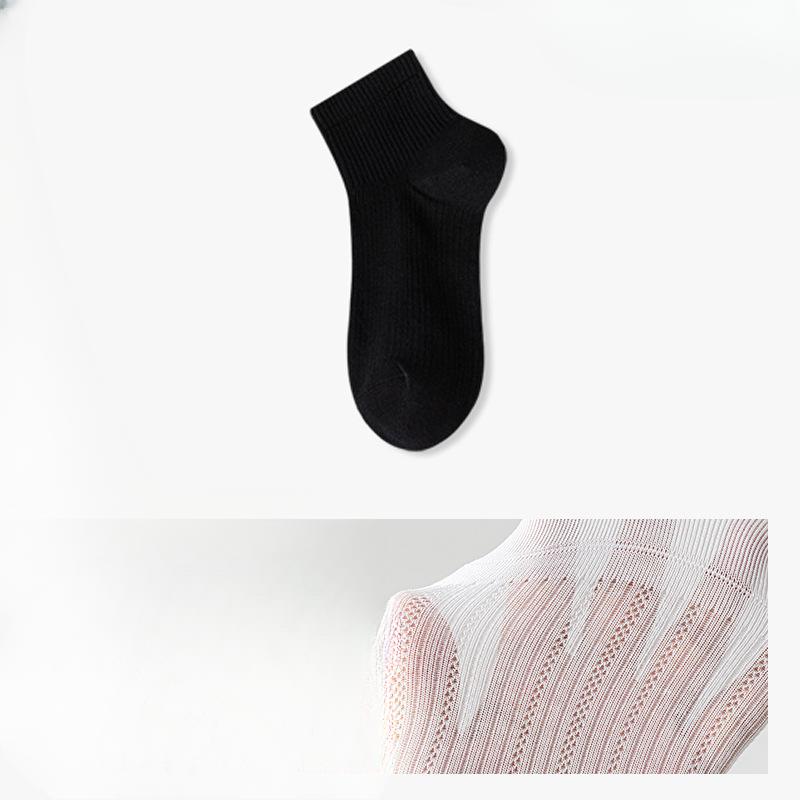 Șosete Dama Vară Tip Subțire Nou Antibacterian Deodorant Plasă Respirabilă Tub Scurt Bumbac