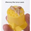 Portable Lemon Squeezer PP Resuable Lightweight Juices Reamer Washable Manual Juices Reamer Built In Filter for Home Travel