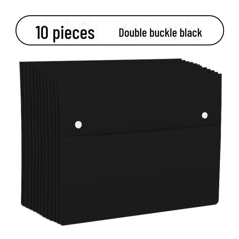 

Папка-регистратор на кнопках из утолщенного полипропилена формата А4 для документов и полисов