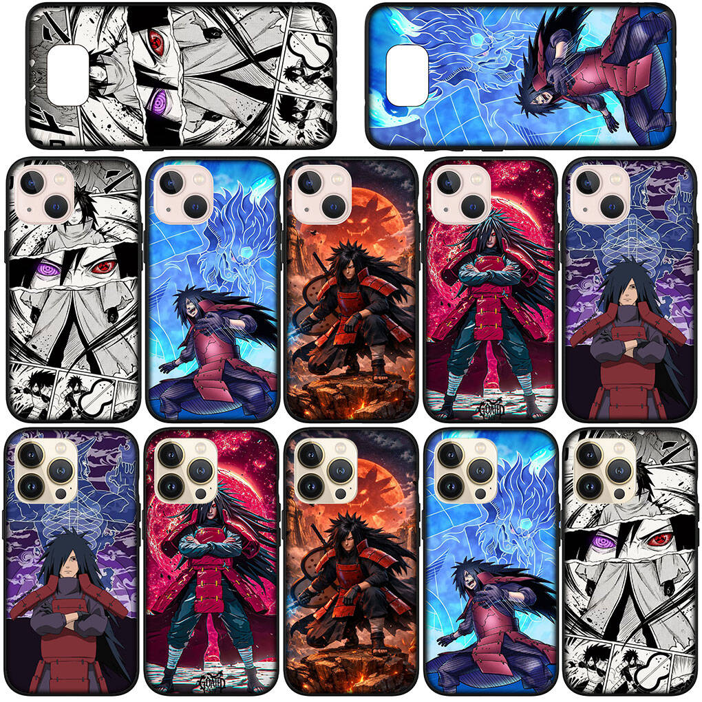 Phone Case for iPhone 17 15 16 Plus Redmi Note 14 12 11 13 Pro Max Huawei P30 P20 Lite OPPO A60 A40 A80 A38 A54 Cartoon Madaras Uchiha Narutos Cover
