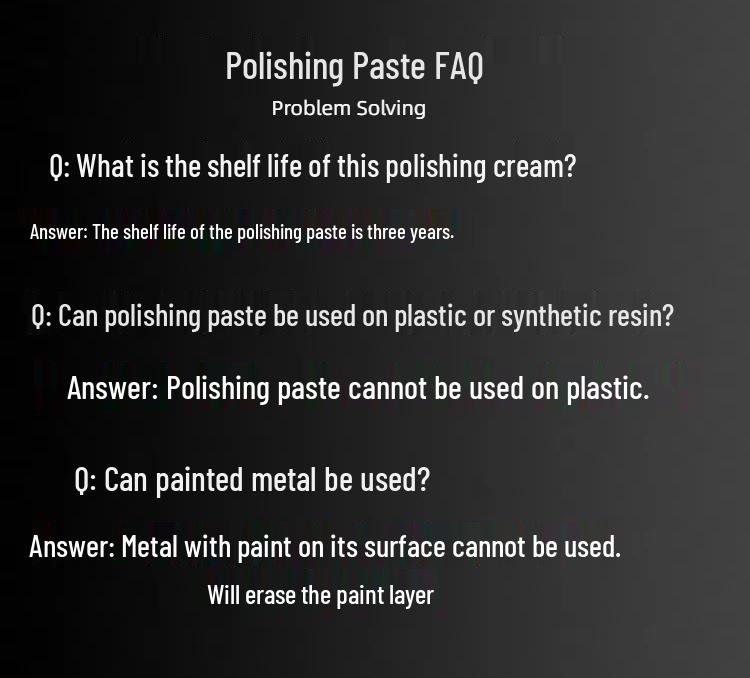 Metal Surface Deoxidizing & Polishing Paste: Restores and brightens various metals with one wipe.