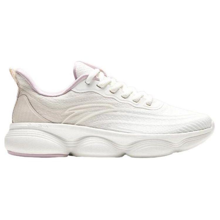 Anta Comfortable Versatile Non-Slip Wear-Resistant Low-Top Running Shoes Women Sneakers White Gray 922335572-3