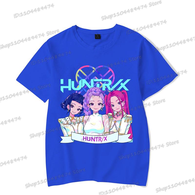 Hip Hop Kpop Lovci démonů Tričko Ženy Muži Vtipná Rumi Zoey Mira Trička Kreslená Korejská Ulzzang Dospívající Děti Crewneck Trička