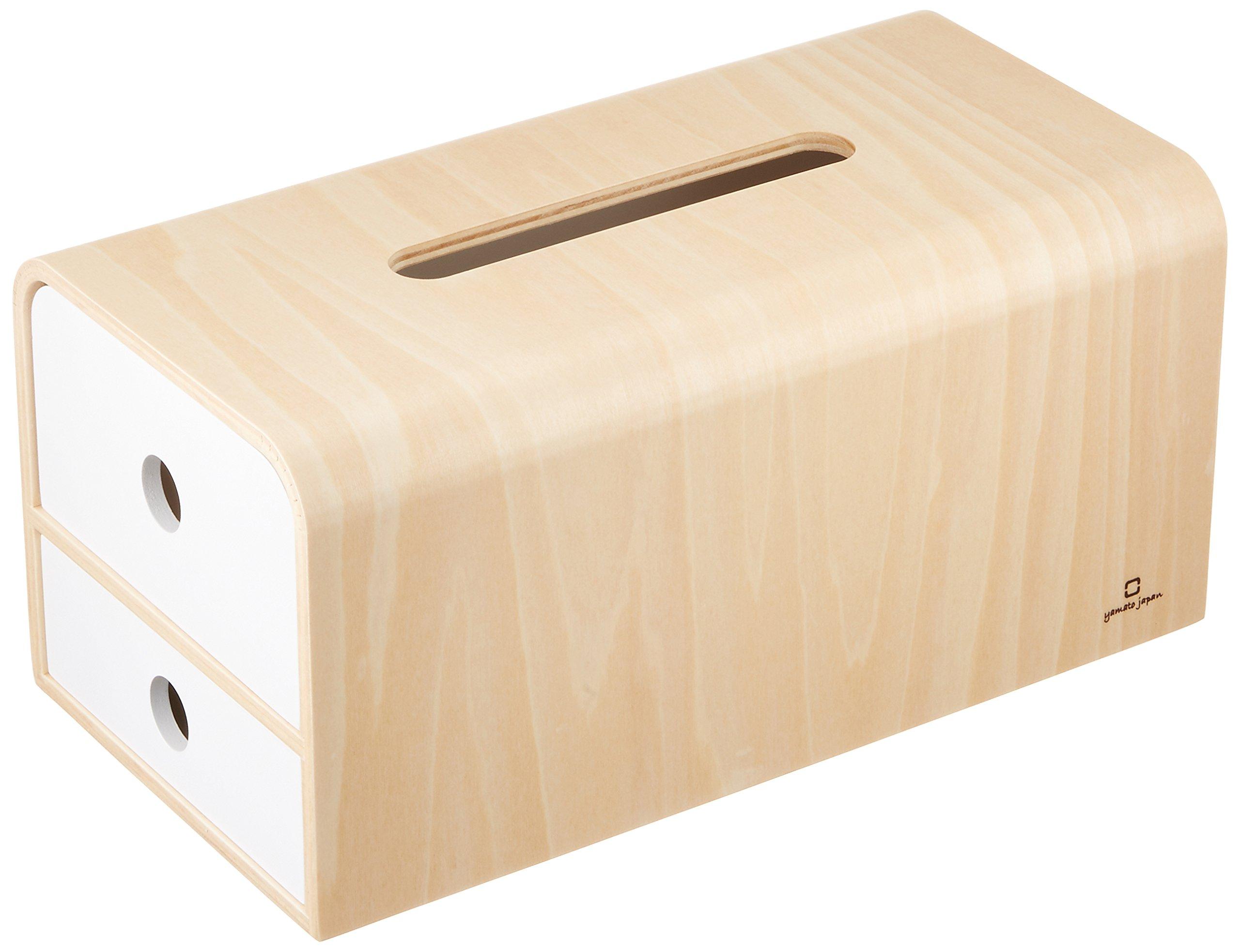 Yamato Kogyo STOCK tissue Wh Size: Approx. W28 D14.5 H13.5 YK14-108