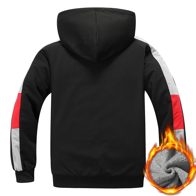 New Autumn/Winter Collection: Hooded Long-Sleeved Sweatshirt with Fleece Lining Loose-Fit Sweatshirt