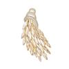 A High-end and Elegant Women's Crystal Wheat Ear Brooch with A Light Luxury and High-end Feel
