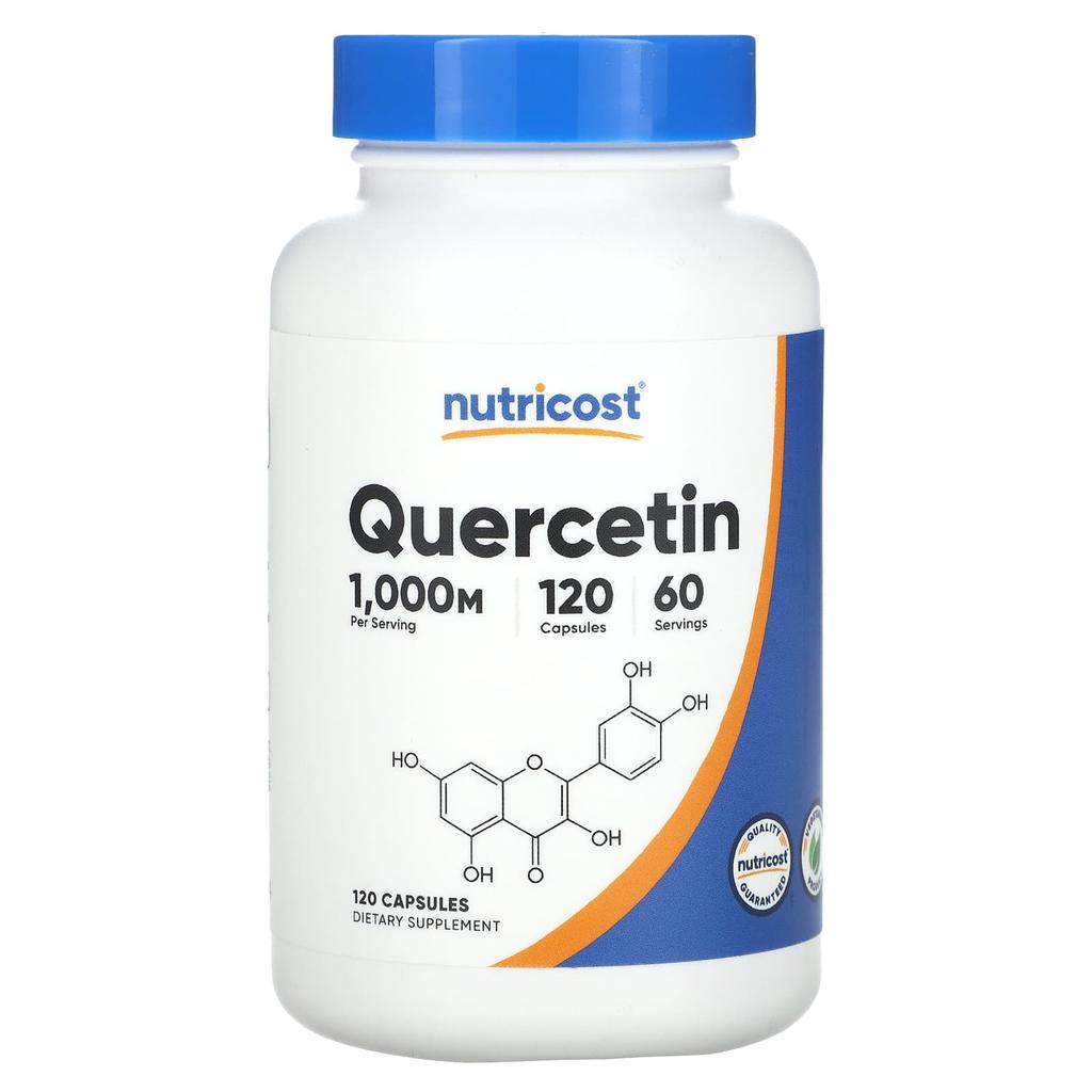 Quercetin, 120 capsules (500 mg per capsule)