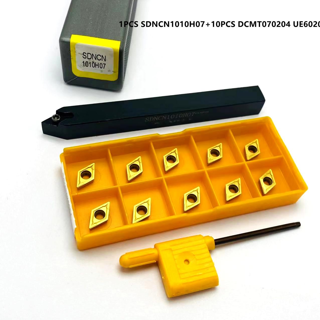 

SDNCN1010H07 SDNCN1212H07 SDNCN161H07 SDNCN2020K07 Зовнішній тримач інструменту для автомобіля. dcmt070204 Різальна пластина з твердого сплаву для CNC токарного верстата