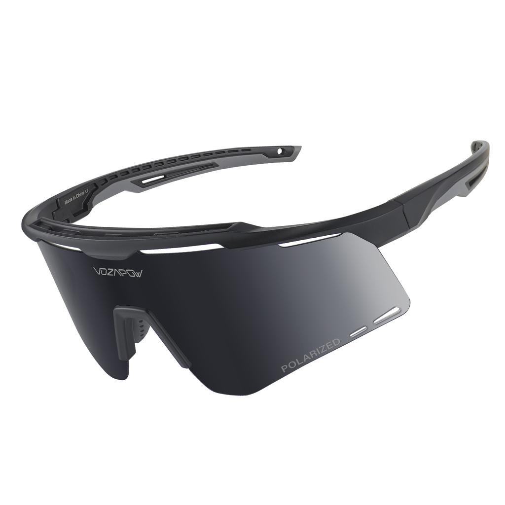 Radbrille Herren Damen Polarisiert MTB Rennrad Sonnenbrille Fahren Baseballbrille UV400 Schutz Sportbrille