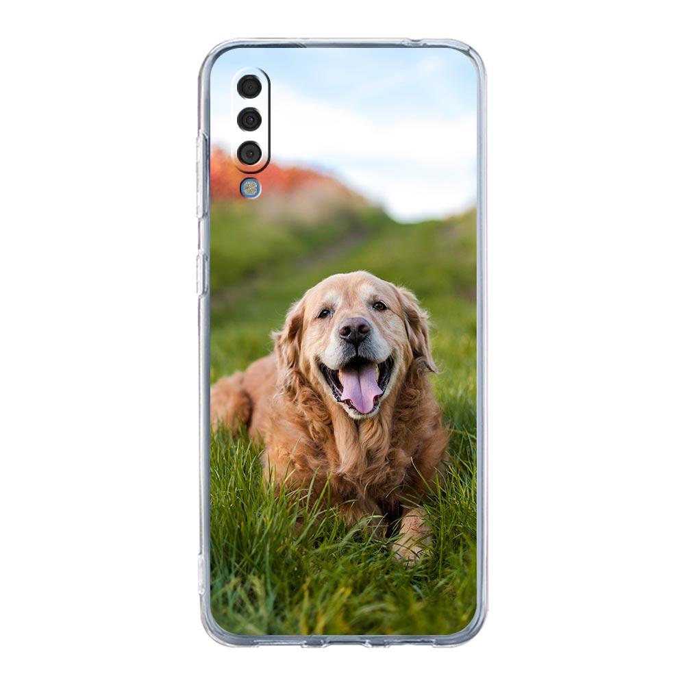 Golden Retriever Friend Phone Case For Samsung A52 A50 A70 A30 A40 A20E A10 A10S A20S A02S A04s A12 A22 A32 A72 5G Clear Cover