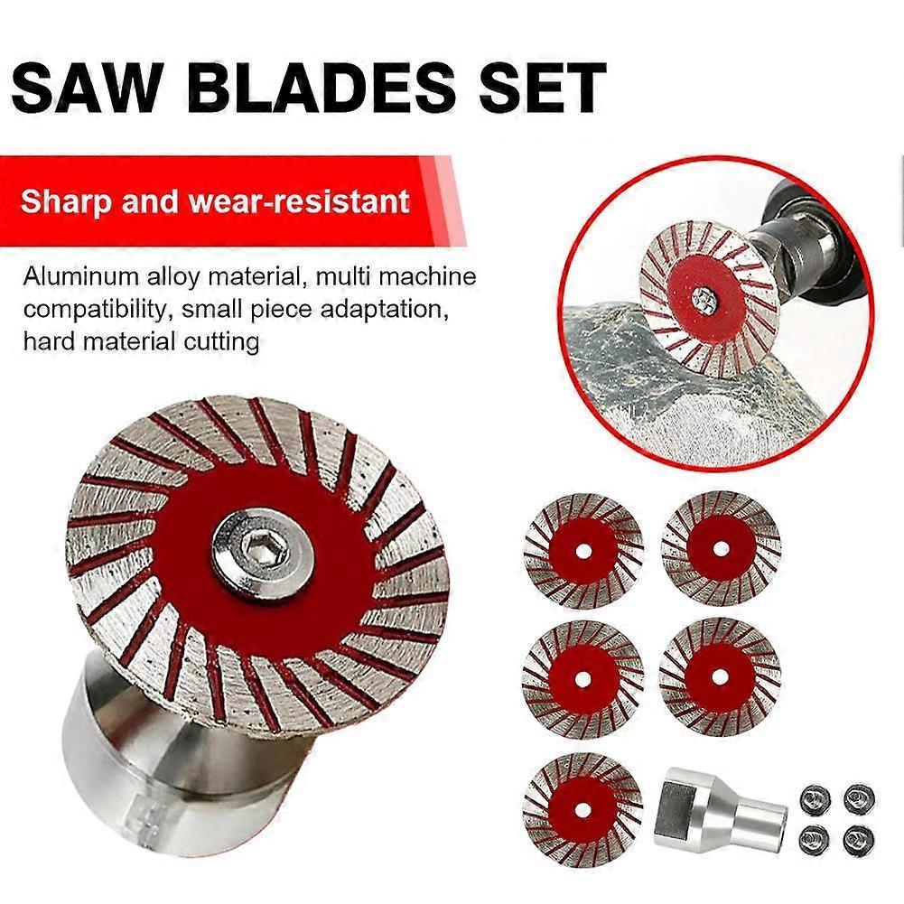 Diamond Saw Blade Set 1.57" Granite Marble Sandstone Cutting Tool Kit