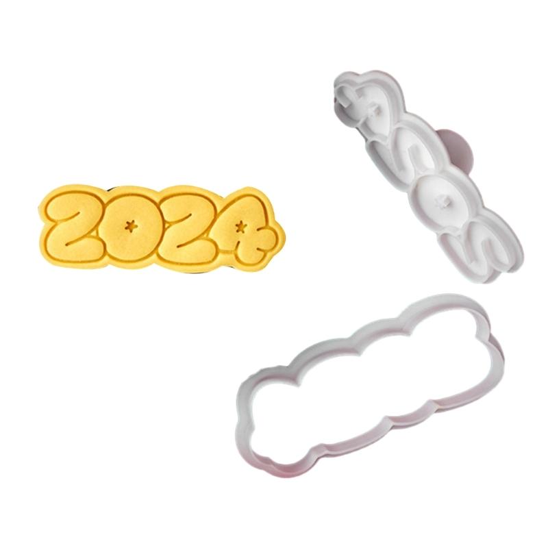 New Year Must Have Bakeware Tool Plastic Biscuit Molds Perfect for Special Treat