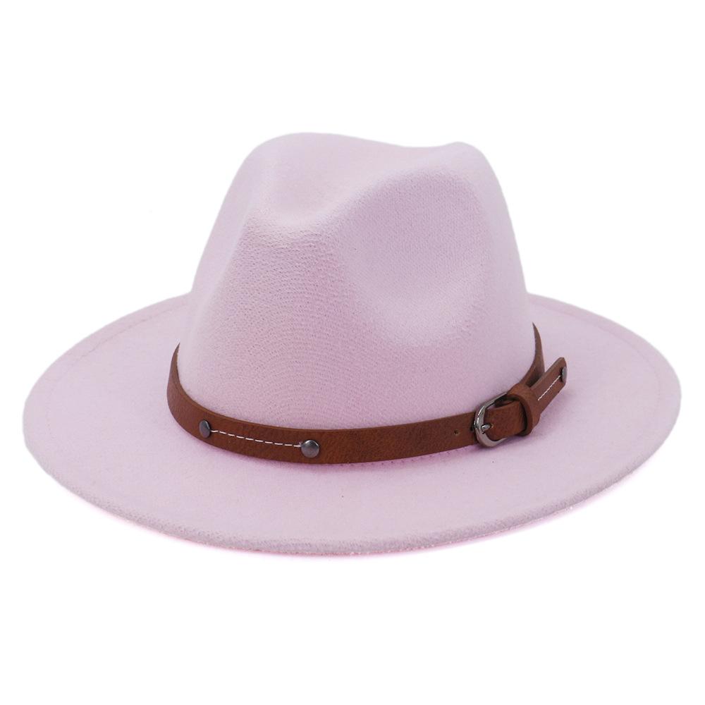Fedoras Winter Hut Für Frauen 59-61 CM Männer Panama Gefilzt Jazz Hüte Neue Trilby Kirche Kappe sombreros de mujer