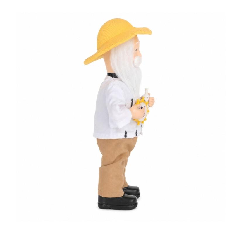 Christmas Shelf Accent Santa Figure for Entryway Table Use, Side Table Placement, and Indoor Seasonal Home Display for Holiday Shelf Use