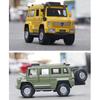 1/28 Scale Unimog U5000 Diecast Car Model Toy, Pull Back Toy Vehicle with Sound and Light for Kids Toddler Boys Girls Gift Collection