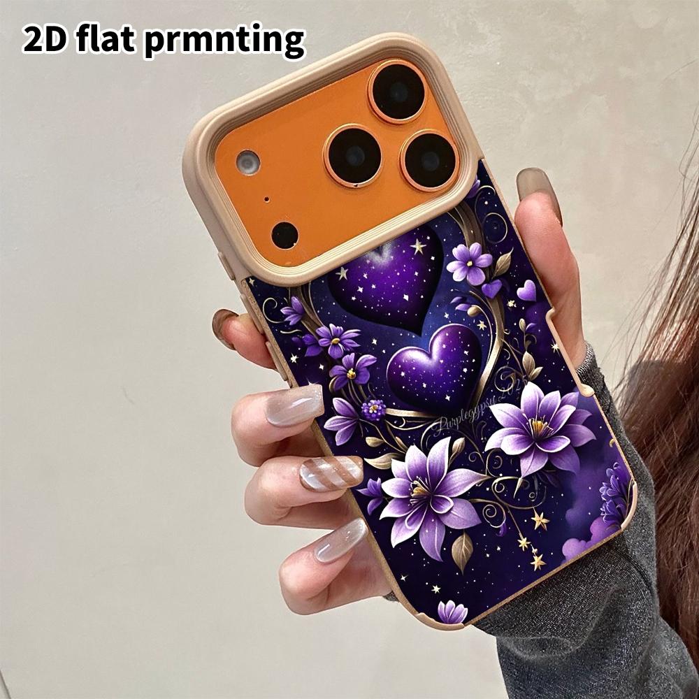 Phone Case: 2D Flat Lambskin Suitable for iPhone 18, 17, 16, 15, 14, 13Pro Protective Cases, Sparkling Butterfly, Christmas and Halloween Gifts ...