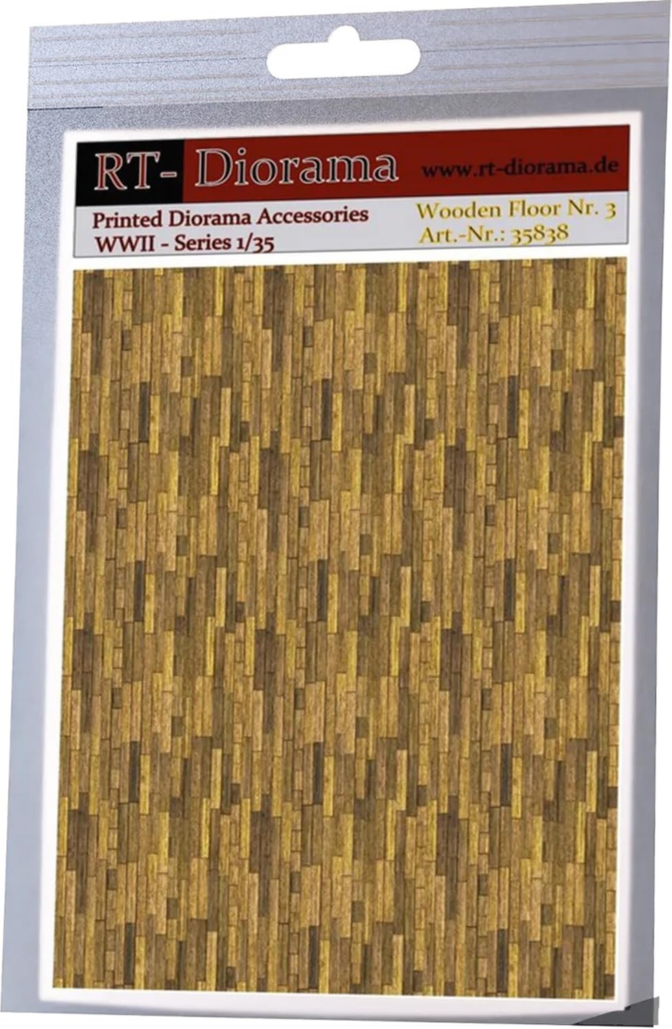 

RT Diorama 1/35 Print Accessory Wooden Floor No. 3 Miniature Accessory RTD35838 (Scenery)