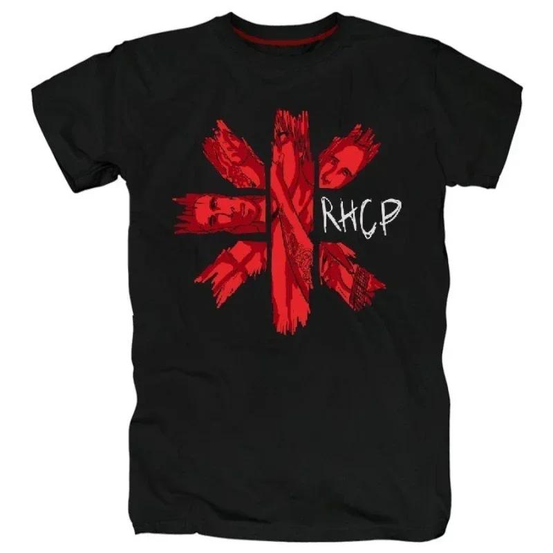 2025 RED HOT CHILI PEPPERS Rock Short Sleeve Rose Men's and Women's T-shirts Punk American Hip Hop Cotton T-shirt Summer Tee Top