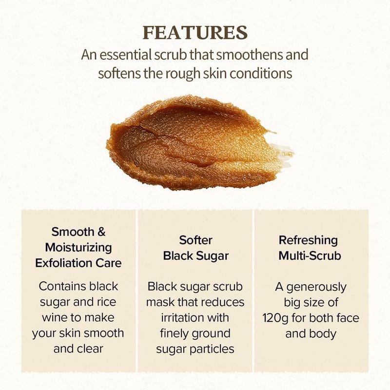 SKINFOOD - Black Sugar Perfect Essential Scrub 2X