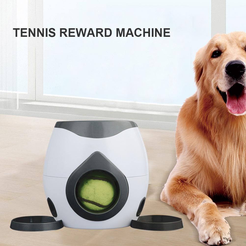 Smart Dog Tennis Ball Feeder Interactive Training Toy Pet Food Reward Dispenser
