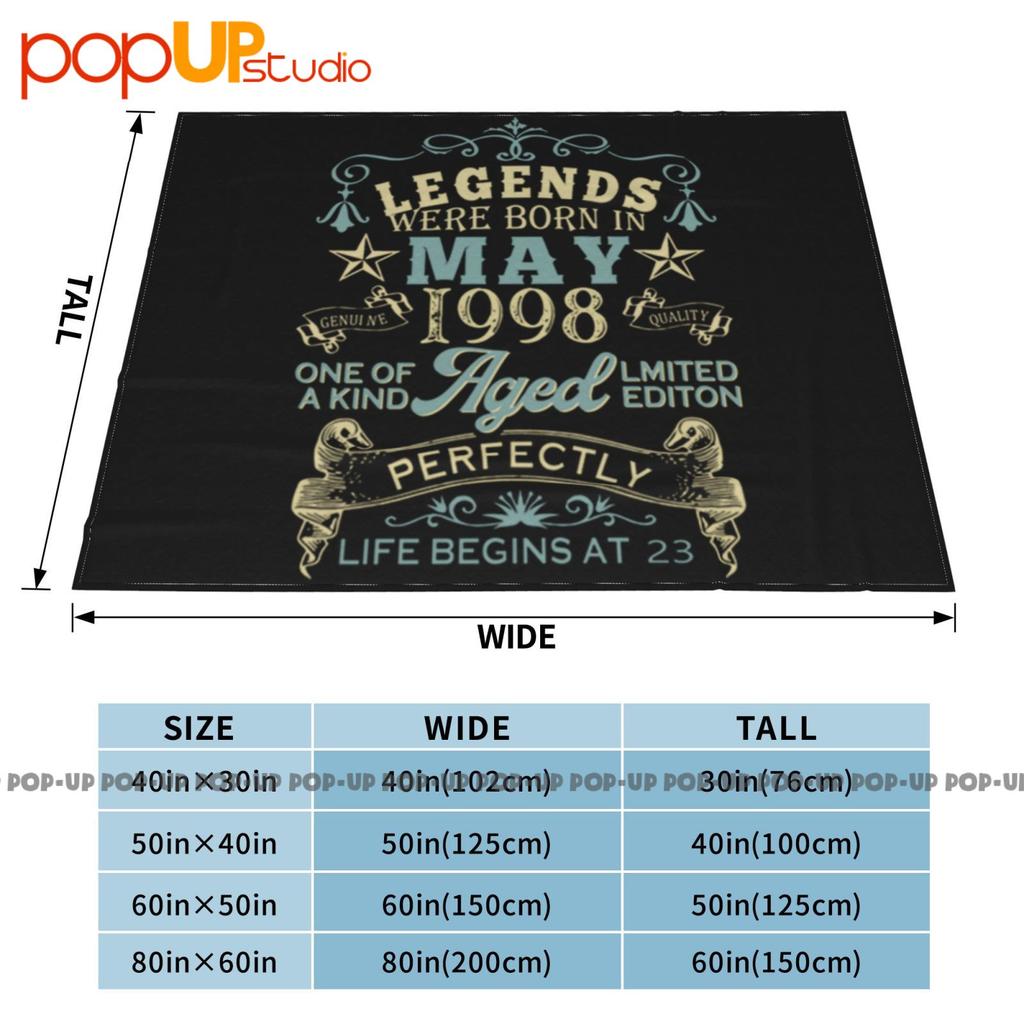 Legends Were Born In May 1998 23Rd Ultra-Soft Blanket Quilt Winter Sofa Cover Bed Covers