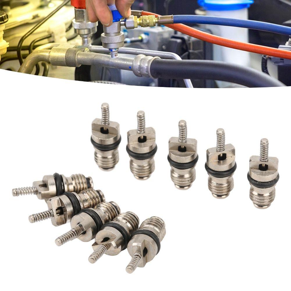 20PCS Multi Sizes Car Air Conditioning Valve Core Refrigerant Charging & Leak Repair