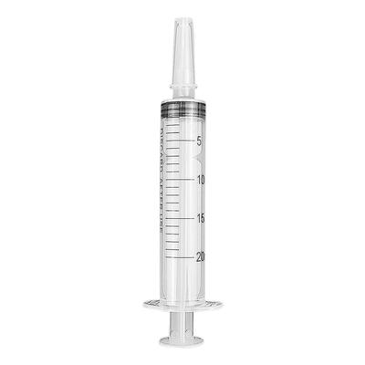 20ml Measuring Syringe Glue Filling Liquid Syringe Nutrient Sterile Without Needle Watering Refilling for Animal Food Feeding